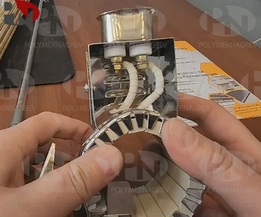 Кольцевой ТЭН керамический ЭНКк 60x60;0,45x220;8 фото Полимернагрев